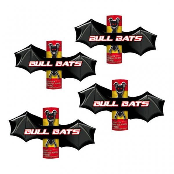 Bull Bats - 4 aufsteigende Fledermäuse in F2 Zulassung.