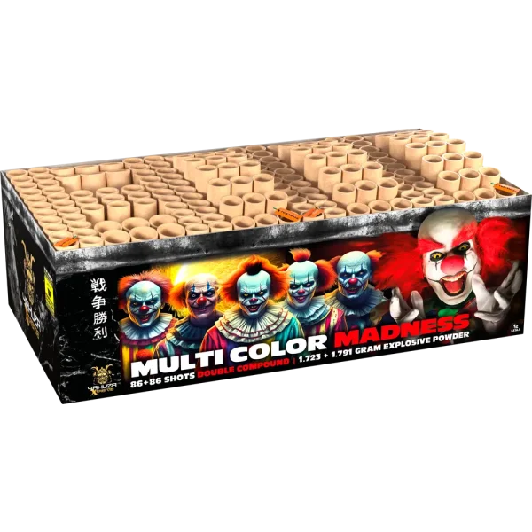 Multi color Madness Neuheit 2025 von Lesli Feuerwerk