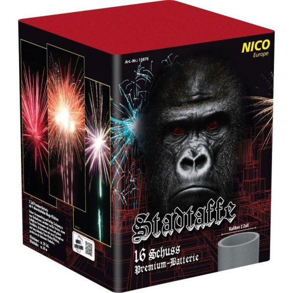 Stadtaffe - 50mm F3 Feuerwerk von Nico