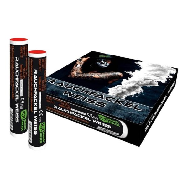Rauchfackel Weiss im 5er Pack