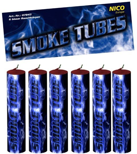 Smoke Tubes blau von Nico