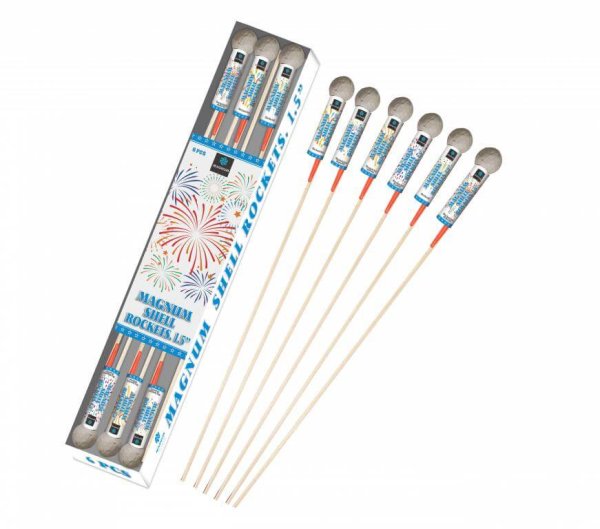 Shell Rockets 1,5" von Magnum Feuerwerk