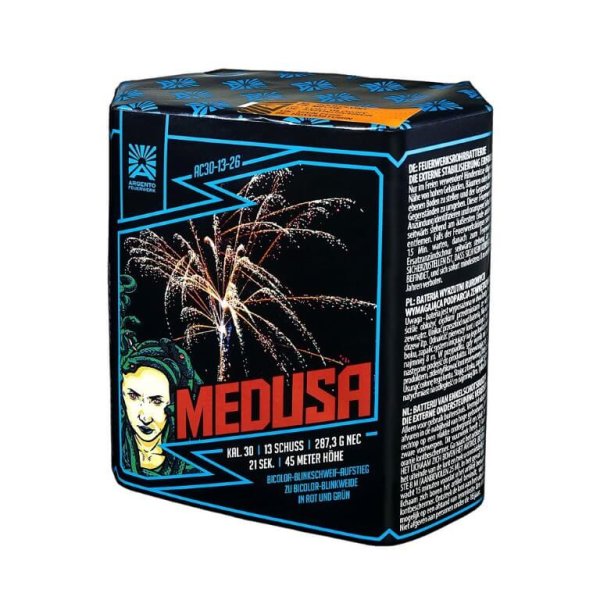 Medusa - 13 Schüsser von Argento Feuerwerk