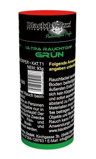 Ultra Rauchtopf in grün