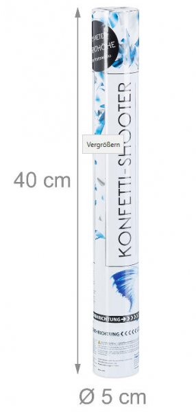 Shooter blau silber 40 cm