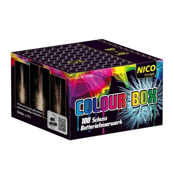 100 Schuss farbige Kometen - Colour Box