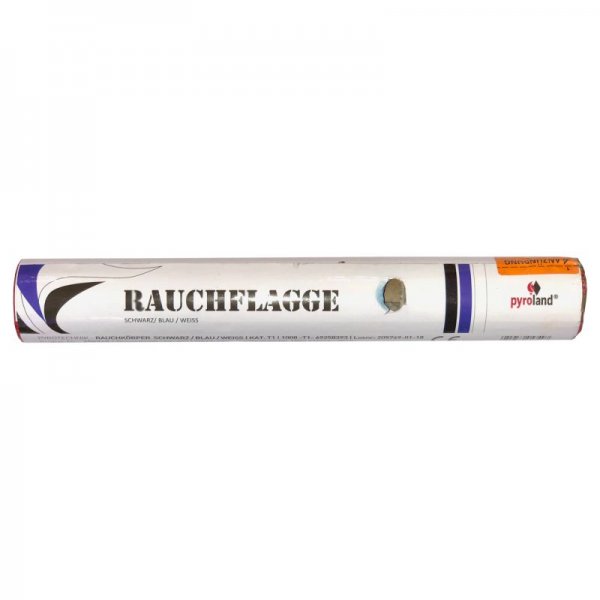 Rauchflagge schwarz blau weiss - Rauchfahe