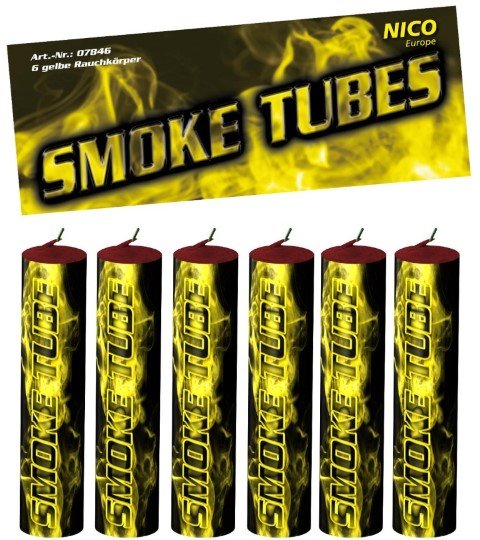 Smoke Tubes gelb von Nico