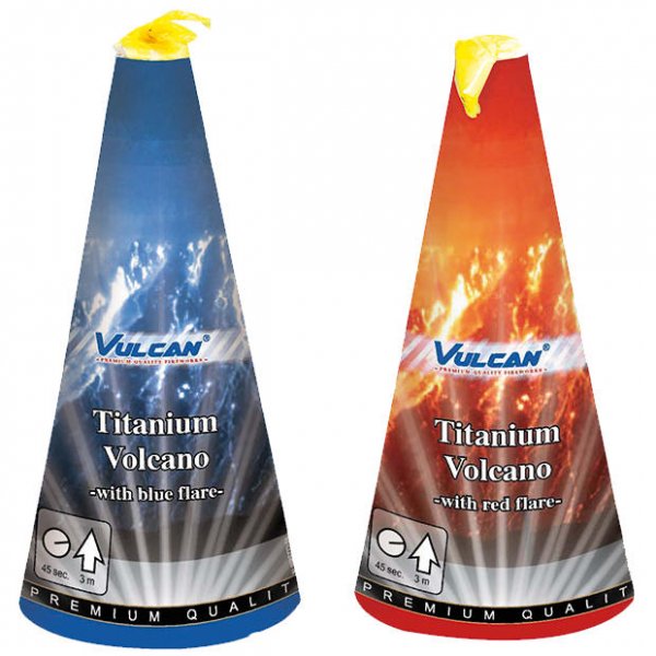 2 tolle Titanium Vulkane mit farbiger Basis