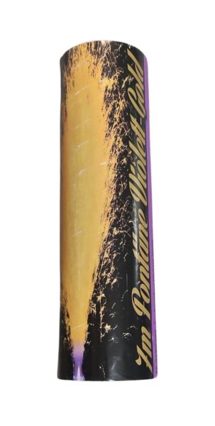 Prachtvolle 7 Meter Goldfontäne mit violetter Basis