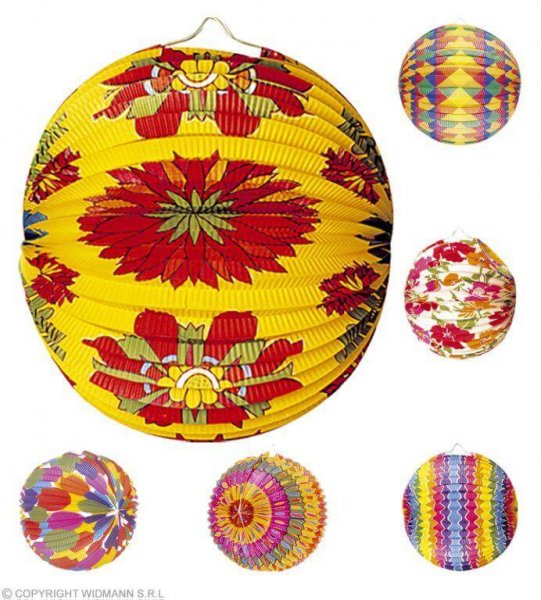 Bunter Globus Lampion