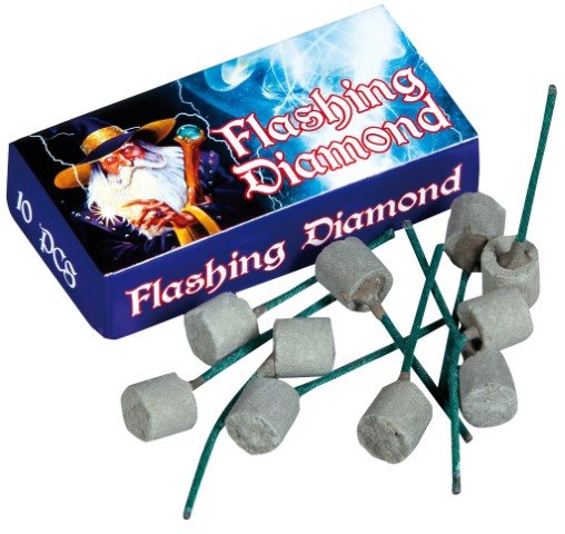 Flashing Diamond Blinker Sterne in F1