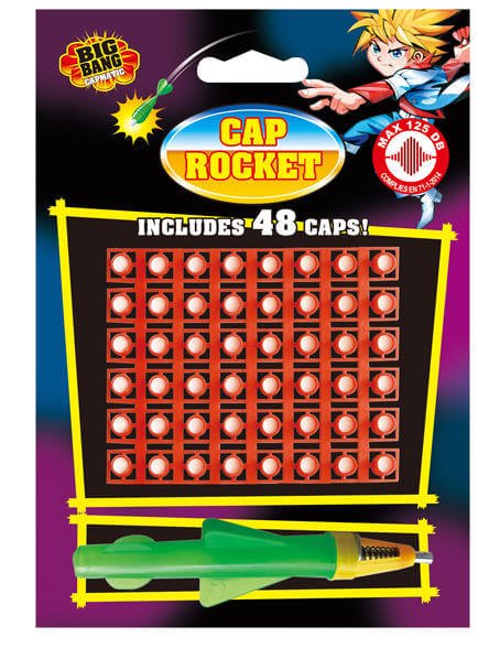 Cap Rocket - Knallrakete mit zündplättchen